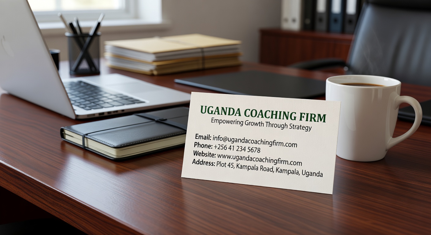 Professional business desk GrowthBridge Uganda