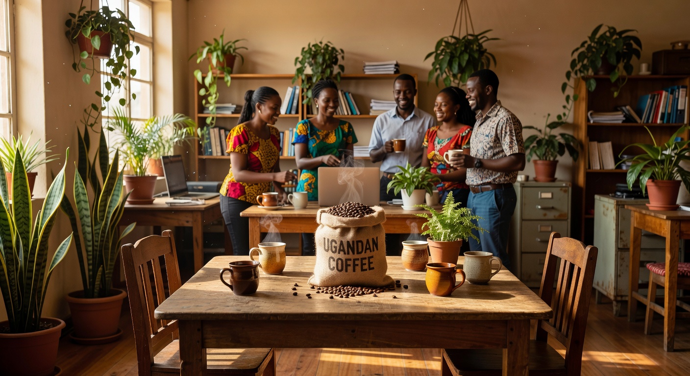 Ugandan office warm environment